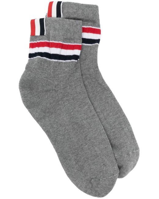 Thom Browne striped rib-knit socks