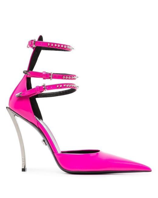 Versace Pinpoint spiked pumps