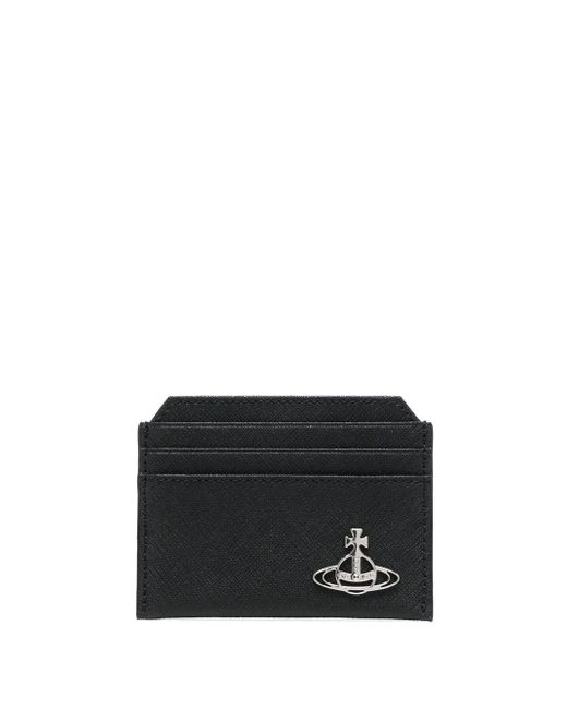 Vivienne Westwood Orb-detail leather cardholder