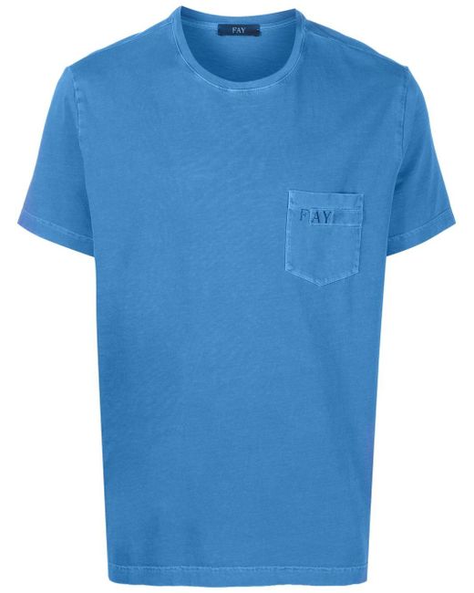 Fay short-sleeve cotton T-shirt