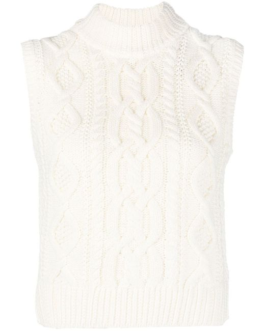 Polo Ralph Lauren cable-knit sleeveless top