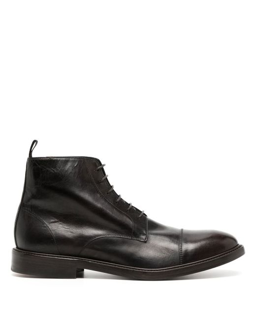 Paul Smith leather ankle-length boots