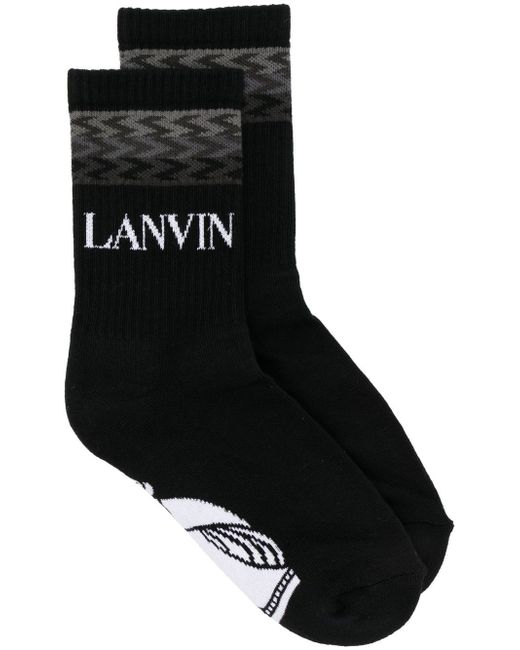 Lanvin logo-intarsia socks