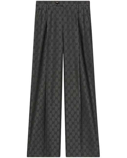 Gucci GG logo-print trousers