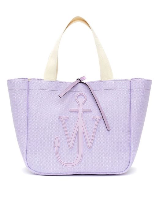 J.W.Anderson logo-patch canvas tote bag