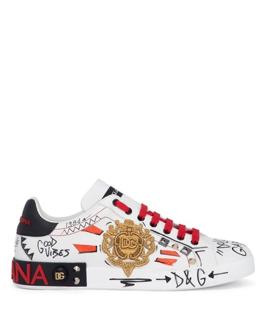 Dolce & Gabbana lace-up low-top sneakers