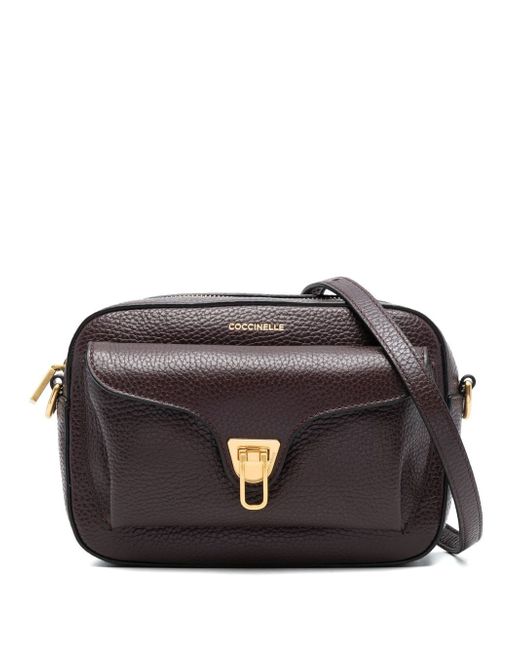 Coccinelle Beat grained leather satchel bag