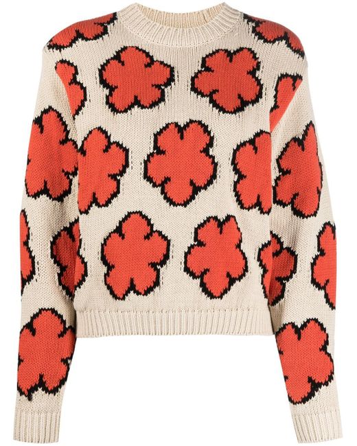 Kenzo Boke Flower intarsia-knit jumper