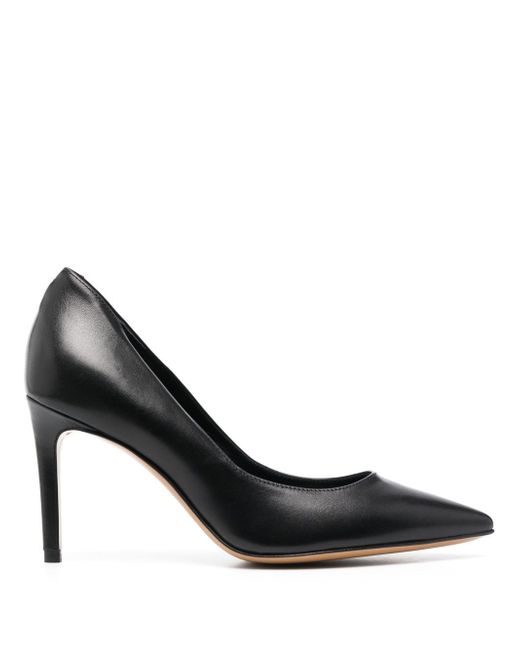 Paul Warmer pointed-toe 80mm leather pumps