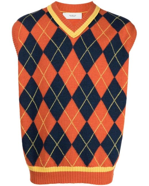 Pringle Of Scotland argyle knit jumper
