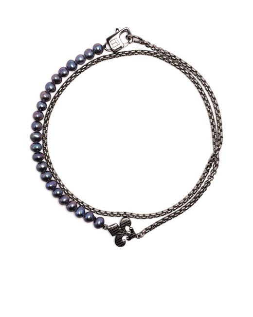Tateossian bead-embellished chain-link bracelet
