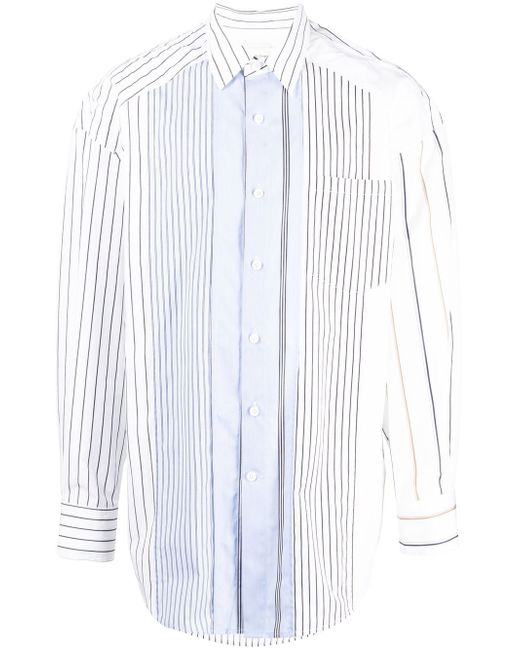 Feng Chen Wang multi stripe-print shirt