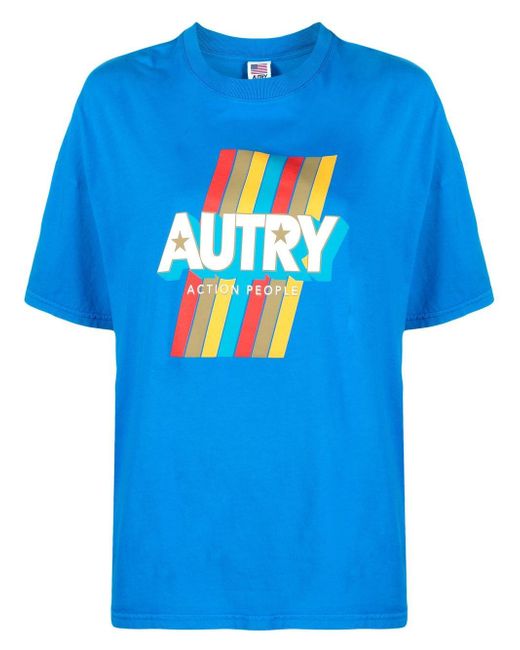Autry logo-print cotton T-shirt