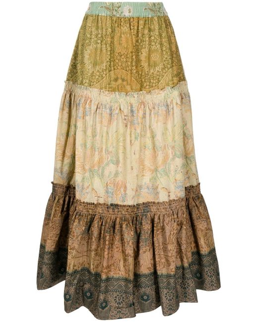 Pierre-Louis Mascia Gonna floral-print skirt
