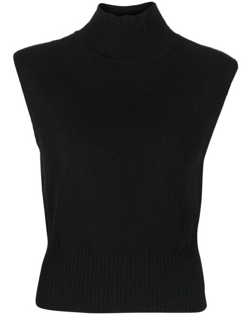 Reformation Arco sleeveless turtleneck cashmere jumper