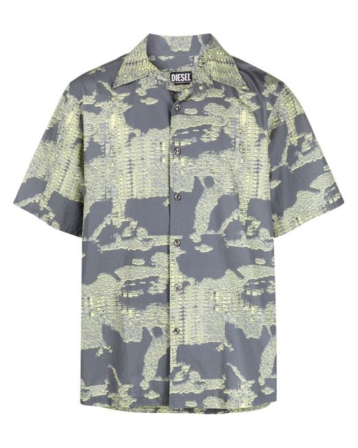 Diesel all-over graphic-print shirt