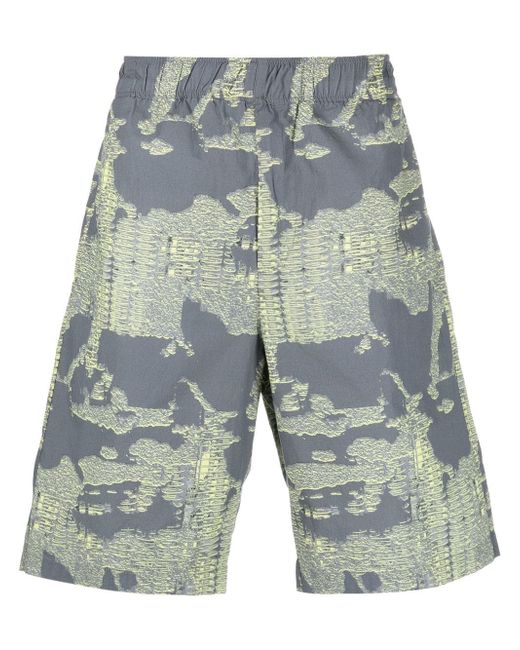 Diesel all-over graphic-print shorts