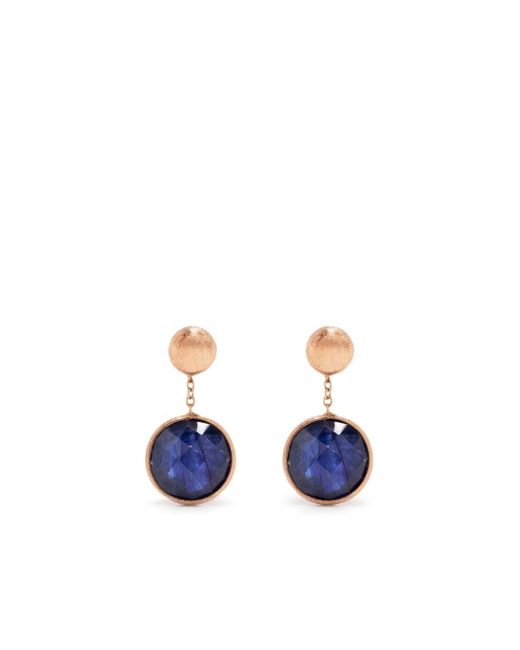 Tateossian Kensington sapphire drop earrings