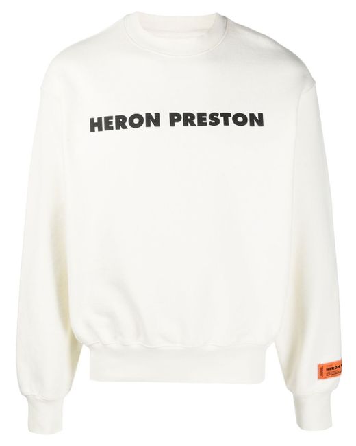 Heron Preston logo-print cotton sweatshirt