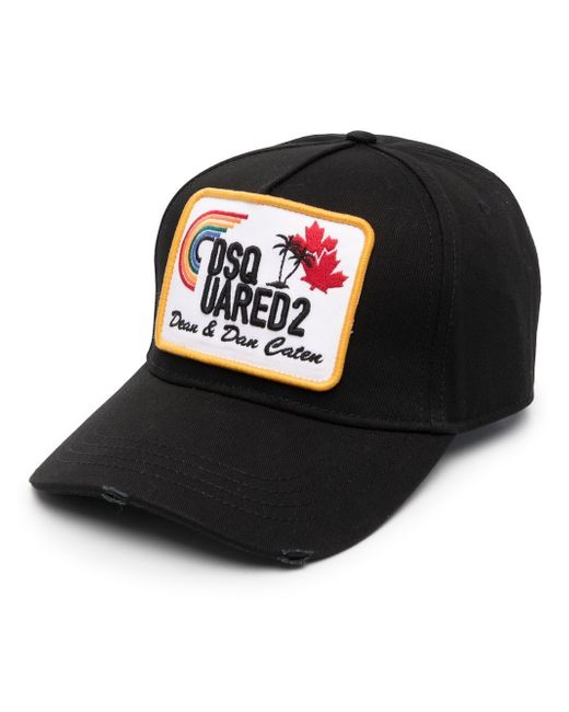 Dsquared2 logo-patch detail baseball cap
