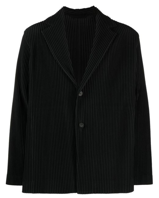 Homme Pliss Issey Miyake single-breasted suit jacket
