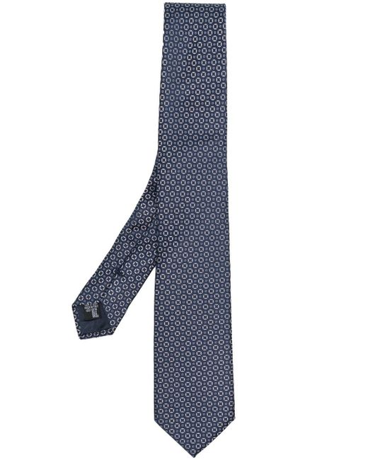 Giorgio Armani patterned silk tie