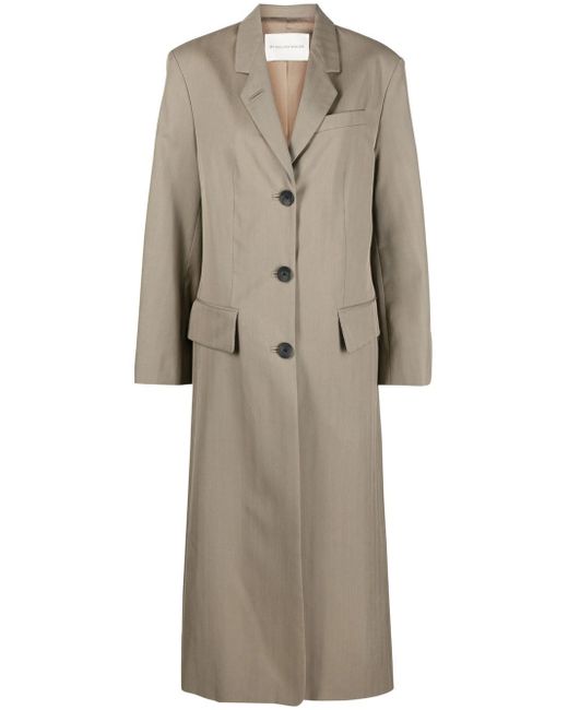 By Malene Birger Kaias single-breasted long coat