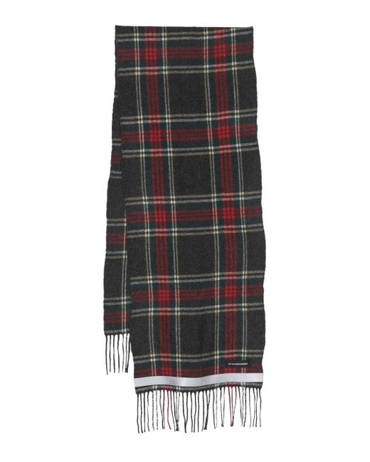 Undercover check pattern scarf
