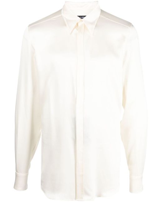 Dolce & Gabbana long-sleeved silk shirt