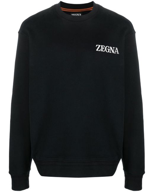 Z Zegna logo-print cotton sweatshirt