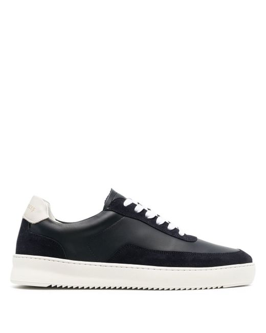 Filling Pieces low-top leather trainers