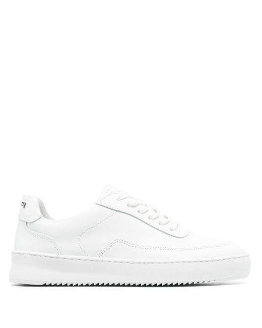 Filling Pieces low-top leather sneakers
