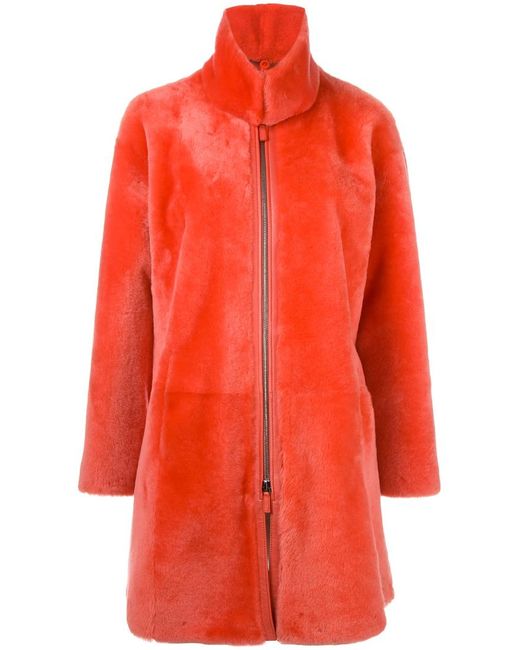 Armani Collezioni zipped coat