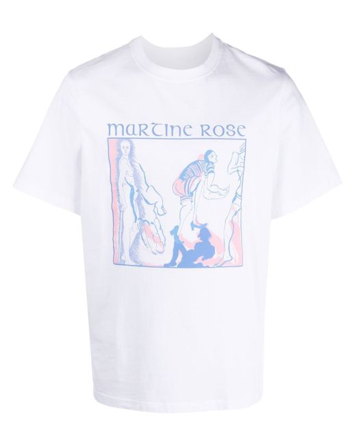Martine Rose graphic-print short-sleeve T-shirt