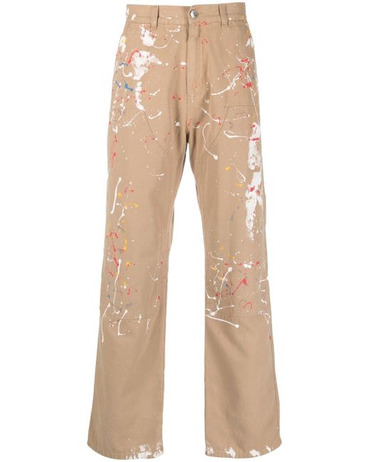 Martine Rose paint-splatter cargo trousers