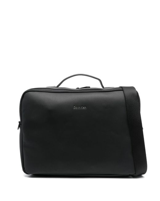 Calvin Klein logo-detail laptop bag