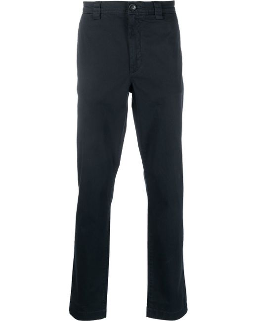 Woolrich cotton straight leg trousers