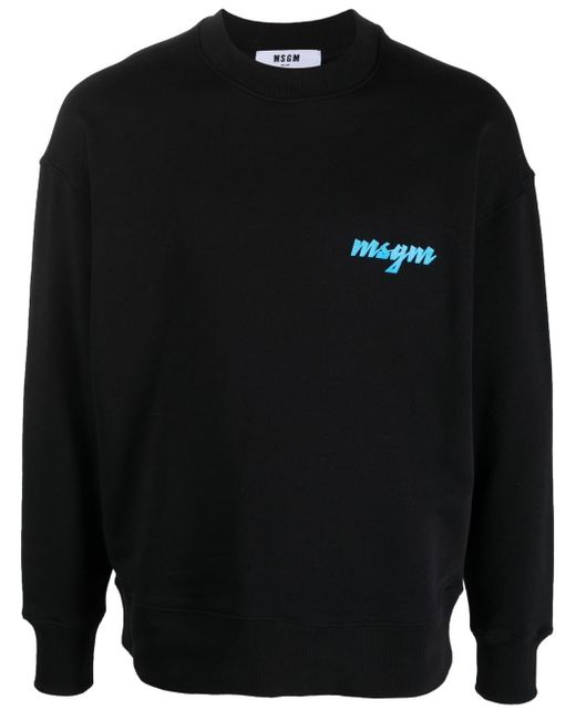 Msgm palm tree logo-print sweatshirt