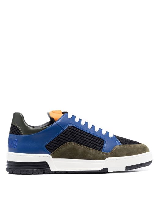 Moschino colour-block low-top sneakers