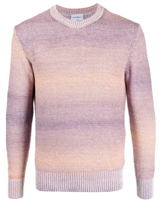 Ferragamo -degrade knitted jumper