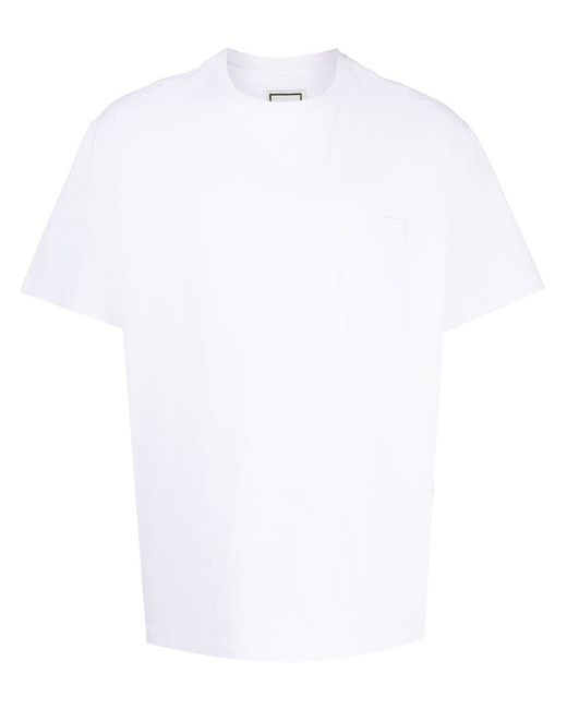 Wooyoungmi logo-patch cotton T-shirt
