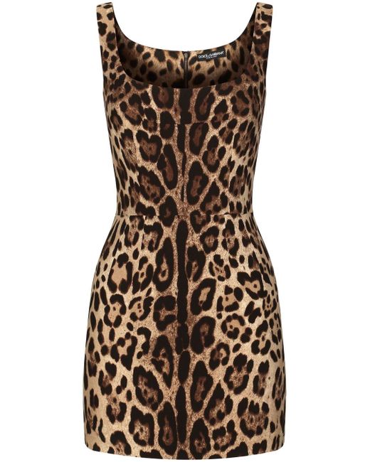 Dolce & Gabbana leopard print minidress