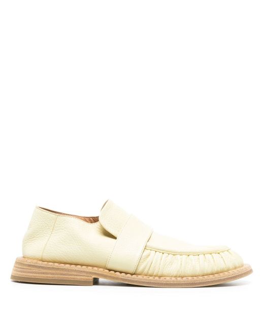 Marsèll round-toe ruched leather loafers