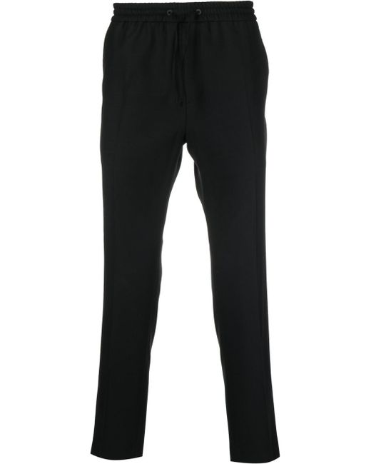 Calvin Klein drawstring-waist straight-leg trousers