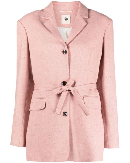 The Garment belted single-breasted blazer