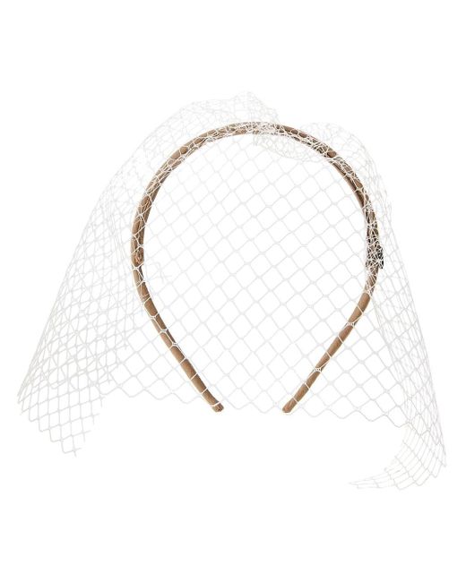 Maison Michel veil-trim headband