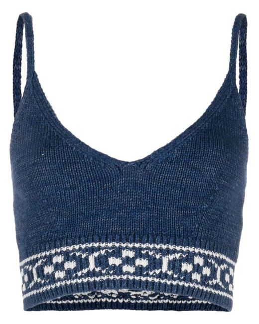 Polo Ralph Lauren cropped knitted top
