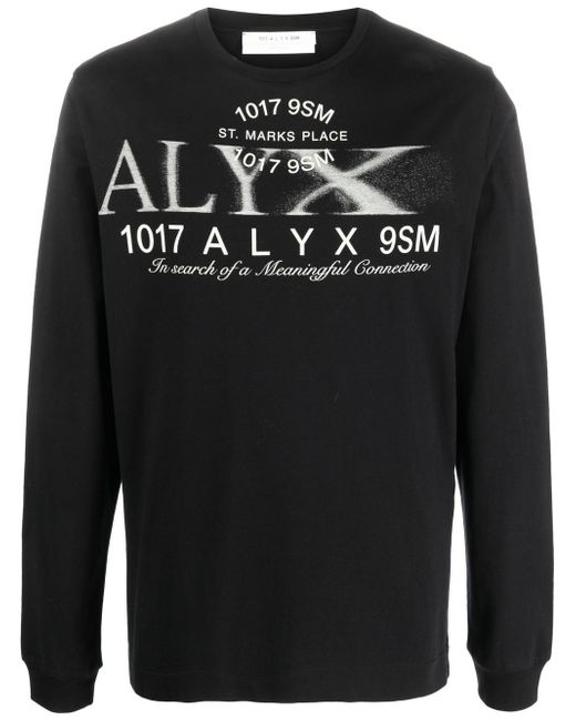 1017 Alyx 9Sm graphic logo-print sweatshirt