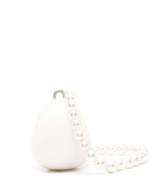 Simone Rocha Egg pearl tote bag
