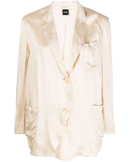 Aspesi long-sleeved tailored blazer
